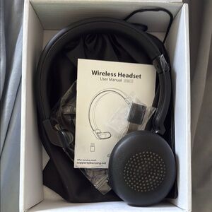 Black Wireless Headset